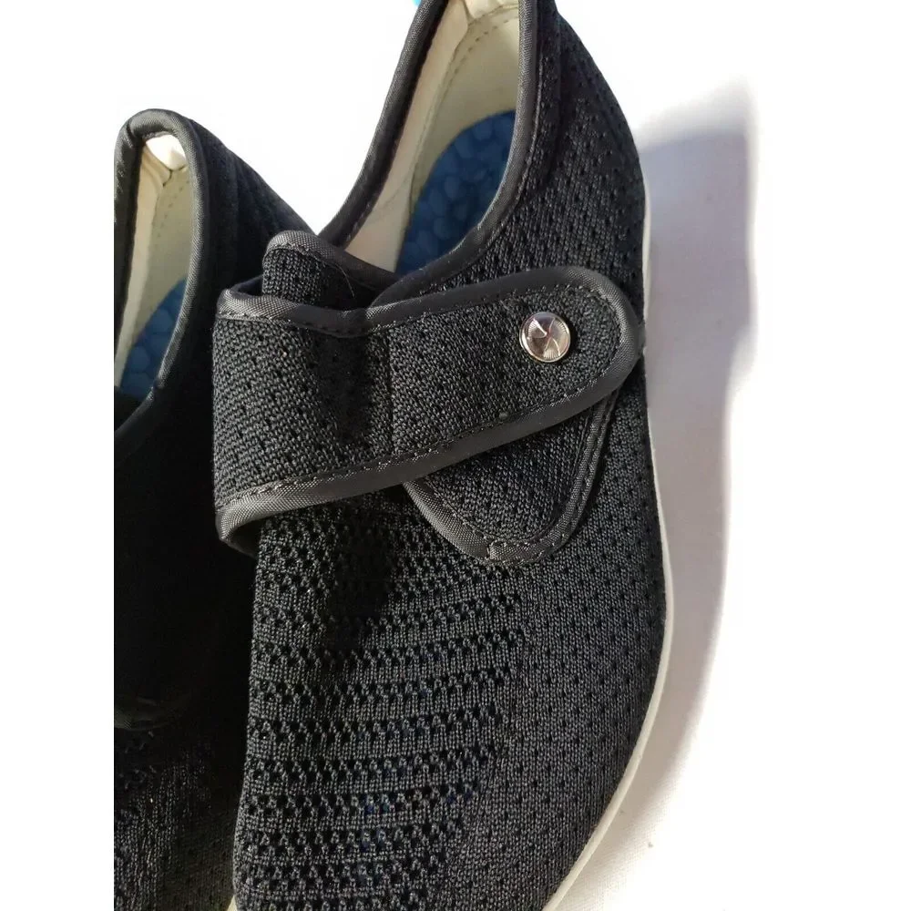 Orthoshoes Women's Mesh Breathable Walking Sneakers Lightweight‎ black 6